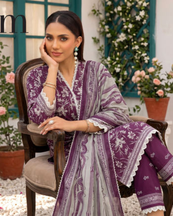 Regalia Textile Cocoon Vol 4 - Design 01 - Luxury 3PC Lawn Suit