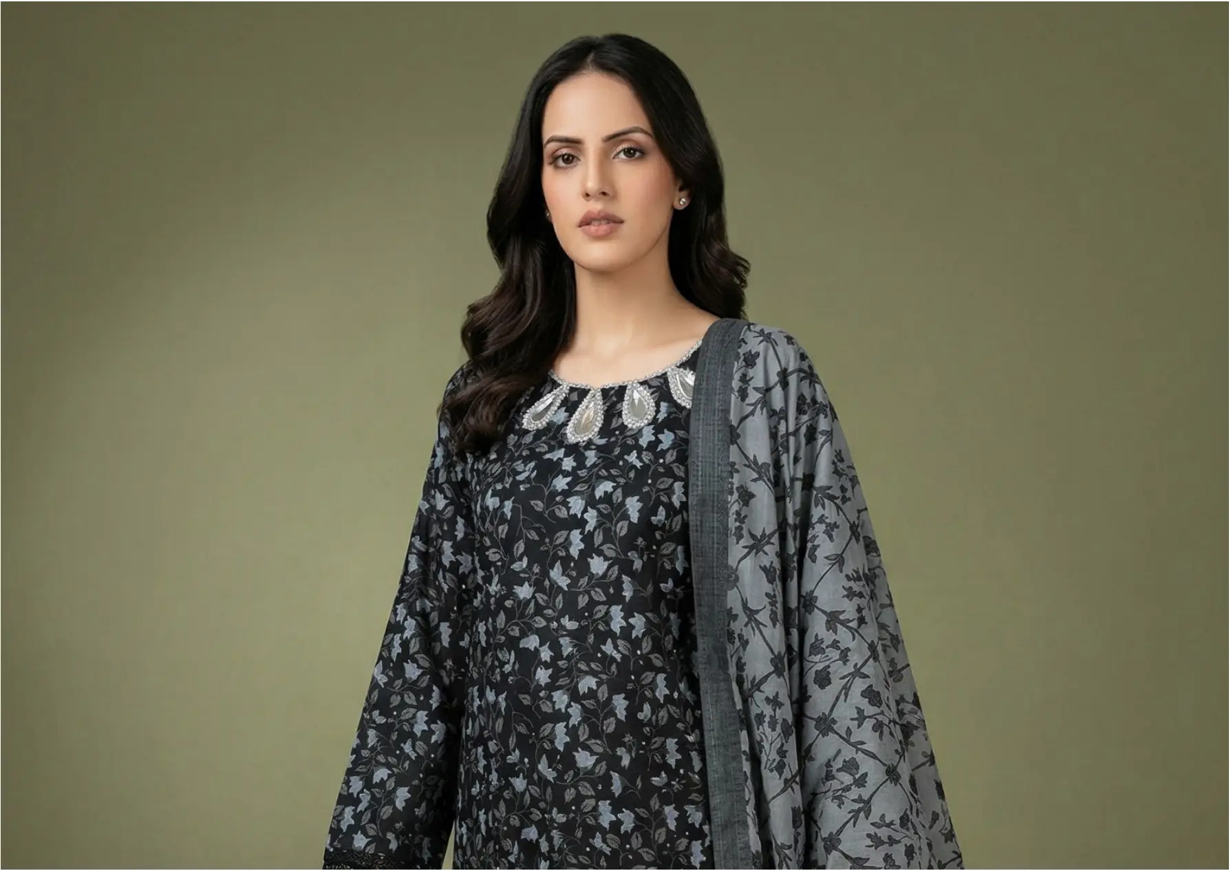 Embroidered Lawn 2PC